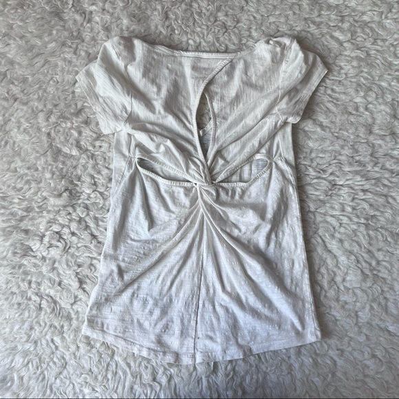 Guess inspirational quote open back tee shirt, XS - Picture 6 of 8